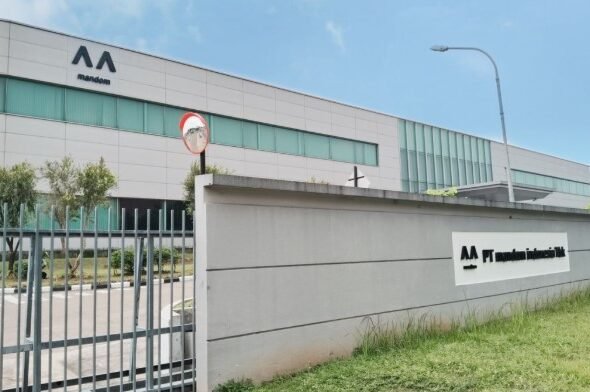 Ilustrasi pabrik Mandom di Bekasi. Screenshot 2026-04-27 130821