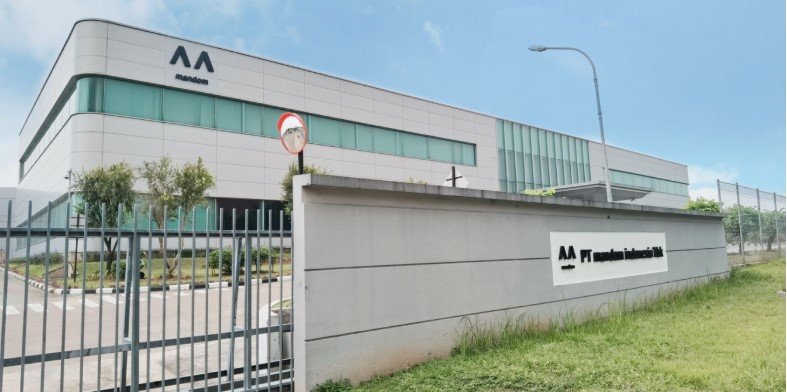 Ilustrasi pabrik Mandom di Bekasi. Screenshot 2026-04-27 130821